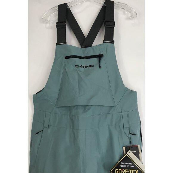 Dakine Bib Pants Womens Size Medium Stoker 3L Gore-Tex Carve Blue Snowboard Ski - Picture 4 of 14